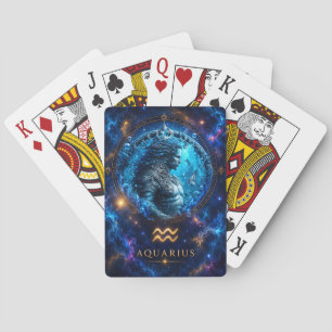 Kosmische Aquarius-Spielkarten Spielkarten