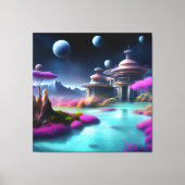 Kosmische Architektur Leinwanddruck (Vorderseite)