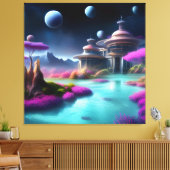 Kosmische Architektur Leinwanddruck (Insitu (Wohnzimmer))
