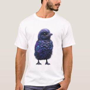 Kosmische Astralgalaxie Krähe Jungtier Männer T-Shirt