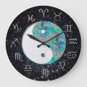 Kosmische Astrologie Uhr mit Yin Yang (Vorderseite)