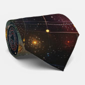 Kosmische astrologische Krawatte (Gerollt)