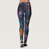 Kosmische Astrologische Leggings (Rückseite)