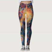 Kosmische Astrologische Leggings (Vorderseite)