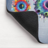 Kosmische Außerirdische Welten Mousepad (Ecke)