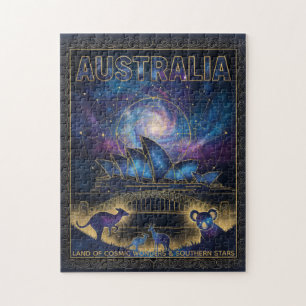 Kosmische Australien Sydney Himmels Kunst Puzzle