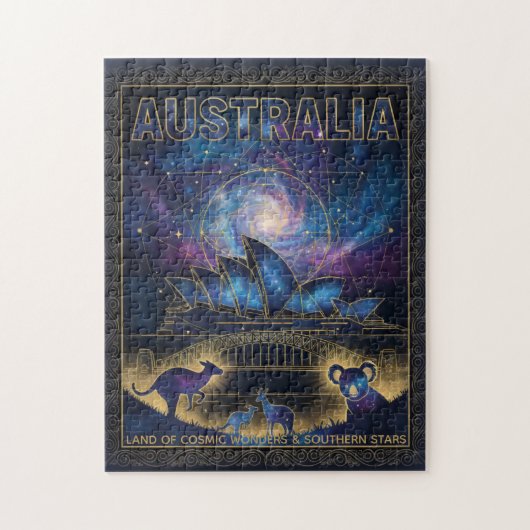 Kosmische Australien Sydney Himmels Kunst Puzzle (Vertikal)