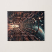 Kosmische Bibliothek Puzzle (Horizontal)