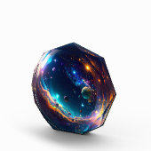 Kosmische Blase Galaxie Fantasy Art Fotoblock (Rechts)