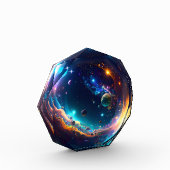 Kosmische Blase Galaxie Fantasy Art Fotoblock (Links)