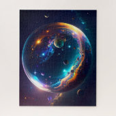 Kosmische Blase Galaxie Fantasy Art Puzzle (Vertikal)