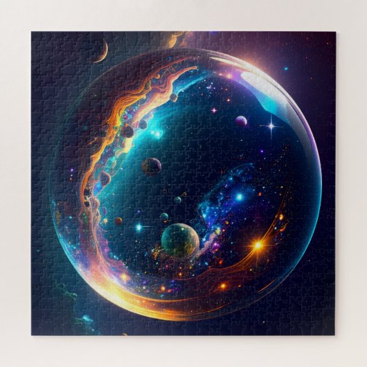 Kosmische Blase Galaxie Fantasy Art Puzzle (Horizontal)