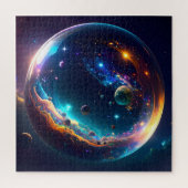 Kosmische Blase Galaxie Fantasy Art Puzzle (Vertikal)