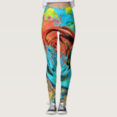 kosmische Blase Leggings (Vorderseite)