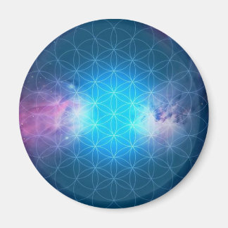 Kosmische Blume des Lebens Magnet