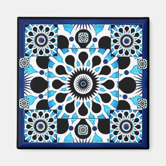 Kosmische Blume III Magnet (Vorne)