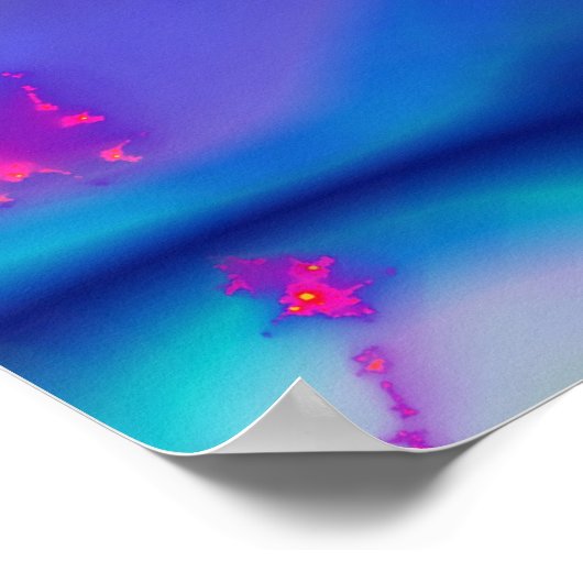 Kosmische Blume Poster (Ecke)