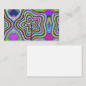 Kosmische Blume Visitenkarte (Vorne/Hinten)