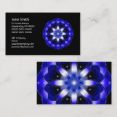 Kosmische Blume Visitenkarte (Vorne/Hinten)