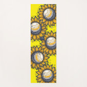 Kosmische Blume Yogamatte (Vorderseite)