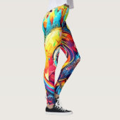 kosmische Blumenfusion Leggings (Rechts)