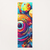 kosmische Blumenfusion Yogamatte (Vorderseite)