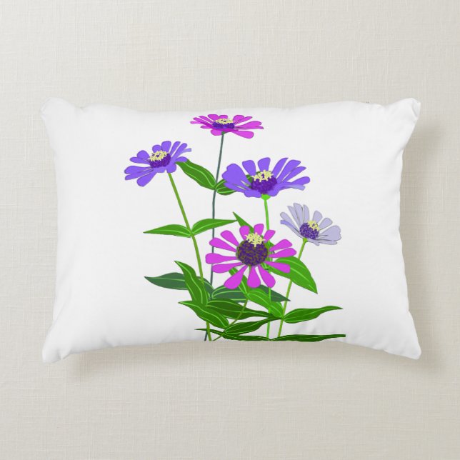 Kosmische Blumenkunst Dekokissen (Vorderseite)