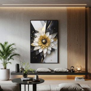 Kosmische Blüte Poster