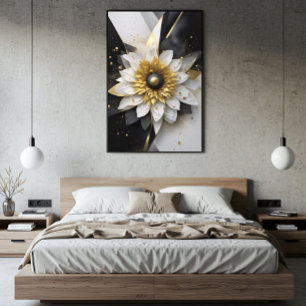 Kosmische Blüte Poster