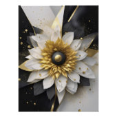 Kosmische Blüte Poster (Vorderseite)