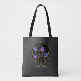 Kosmische Blüten – Himmlisches Blumenmandala Tasche