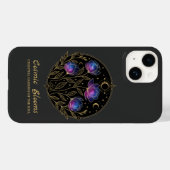Kosmische Blüten – Zellulares Blumenmandala Case-Mate iPhone Hülle (Rückseite (Horizontal))