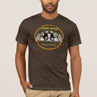 kosmische Bongo-Ski- und Snowboard-T-Shirts T-Shirt