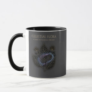 Kosmische Botanische Schatten & Sternenpflanzenumr Tasse