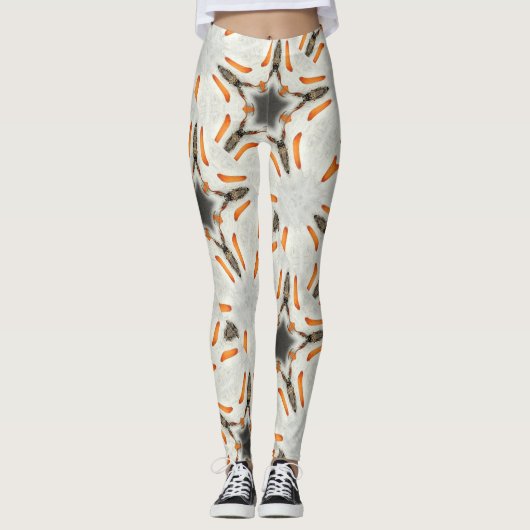 kosmische Bracksterne, braun Leggings (Vorderseite)