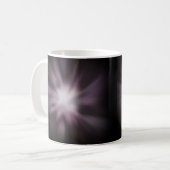 Kosmische Burst-Kunst Kaffeetasse (Vorderseite Links)