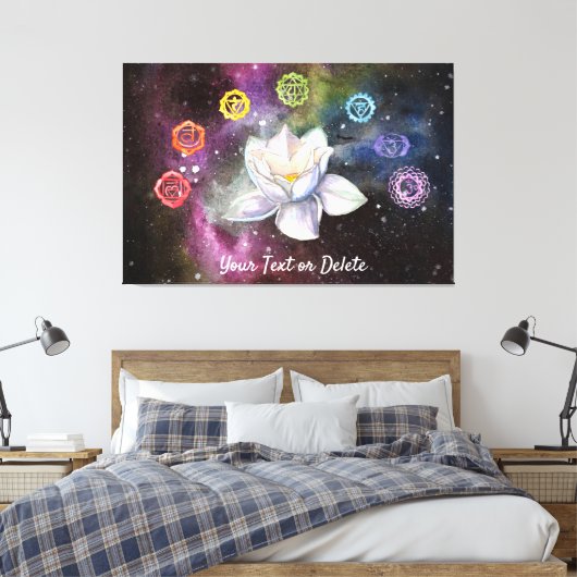 *~* Kosmische Celestial Chakra Cosmos Leinwanddruck (Insitu (Schlafzimmer))