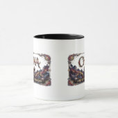 Kosmische China-Drache Große Mauer Tasse (Zentrum)