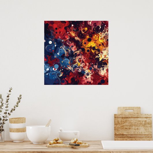 Kosmische Chroniken Poster (Küche)