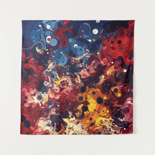 Kosmische Chroniken Wandteppich (Vorderseite (Horizontal))