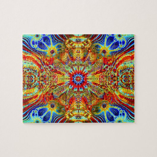 Kosmische Creatrip2 - Psychedelischer trippy Puzzle (Horizontal)