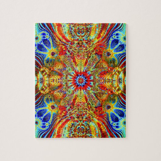 Kosmische Creatrip2 - Psychedelischer trippy Puzzle (Vertikal)