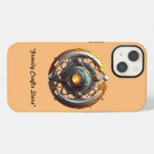 "Kosmische Dämmerung" iPhone Hülle (Rückseite (Horizontal))