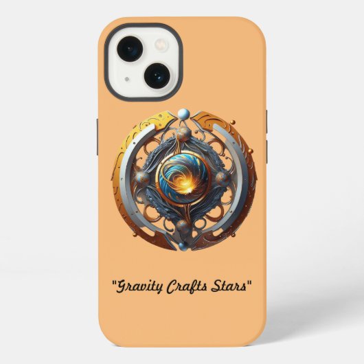 "Kosmische Dämmerung" iPhone Hülle (Rückseite)