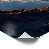 Kosmische Dämmerung Poster (Ecke)