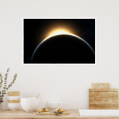 Kosmische Dämmerung Poster (Küche)
