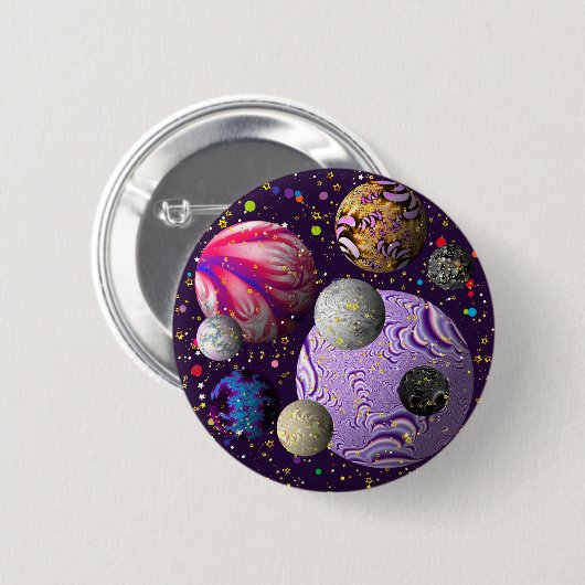 kosmische Delikatesse Button (Vorne & Hinten)