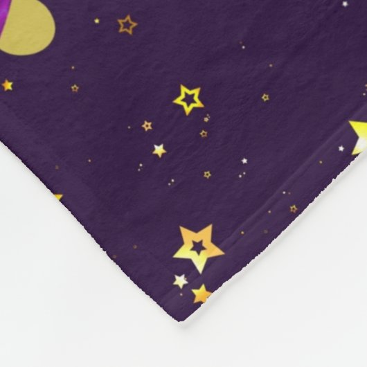 kosmische Delikatesse Fleecedecke (Ecke)