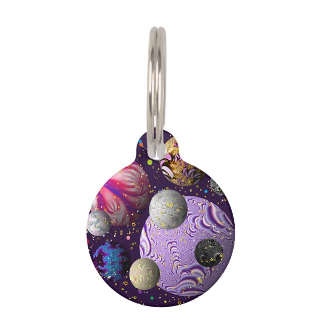 kosmische Delikatesse Haustiermarke (Rückseite)