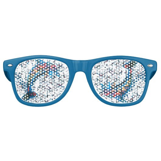 Kosmische Delphin Sonnenbrille (Vorderseite)